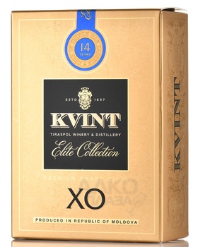 Kvint Divin 14 Years Old - коньяк Дивин КС Квинт 14 лет 0.5 л в п/у