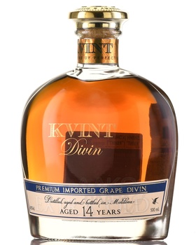 Kvint Divin 14 Years Old - коньяк Дивин КС Квинт 14 лет 0.5 л в п/у