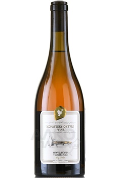 Вино Монастырское Квеври Цоликаури 0.75 л белое сухое