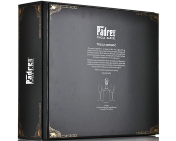Padre Azul Single Barrel Anejo - текила Падре Азул Аньехо Сингл Баррел в п/у + 2 стакана 0.7 л