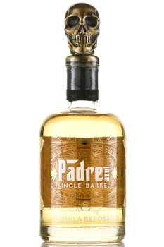 Padre Azul Single Barrel Anejo - текила Падре Азул Аньехо Сингл Баррел в п/у + 2 стакана 0.7 л