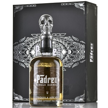 Padre Azul Single Barrel Reposado - текила Падре Азул Репосадо Сингл Баррел в п/у + 2 бокала 0.7 л