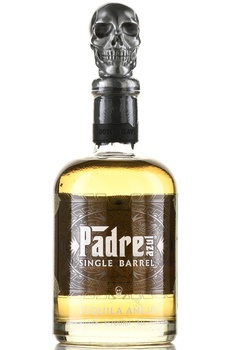 Padre Azul Single Barrel Reposado - текила Падре Азул Репосадо Сингл Баррел в п/у + 2 бокала 0.7 л