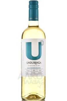 Undurraga Sauvignon Blanc - вино Ундуррага Совиньон Блан 0.75 л белое сухое