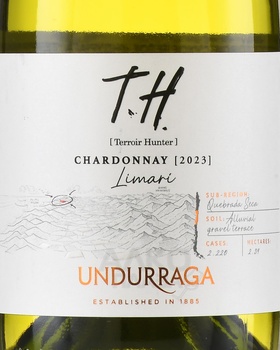 Undurraga Terroir Hunter Limari Chardonnay - вино Ундуррага Терруар Хантер Лимари Шардоне 0.75 л белое сухое