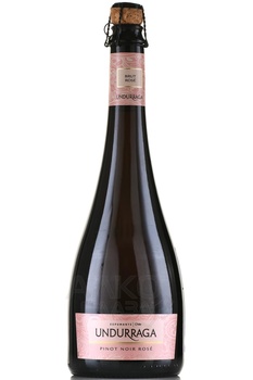 Undurraga Pinot Noir - вино игристое Ундуррага Пино Нуар 0.75 л розе брют