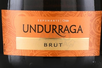 Undurraga Brut - игристое вино Ундуррага Брют 0.75 л