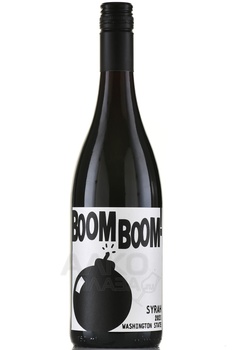 Boom Boom Syrah Washington - вино Бум Бум Сира Штат Вашингтон 0.75 л красное сухое