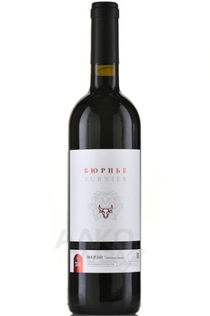 Burnier Merlot - вино Бюрнье Мерло 0.75 л красное сухое