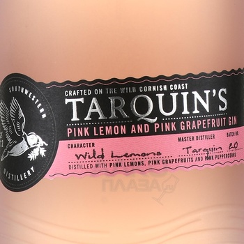 Tarquin’s Pink Lemon & Pink Grapefruit Gin - джин Тарквинс Розовый Лимон и Розовый Грейпфрут сухой 0.7 л