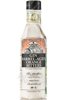 Fee Brothers Gin Barrel-Aged Orange Bitter - биттер Фи Бразерс Джин Баррел-Эйдж Апельсин 0.15 л