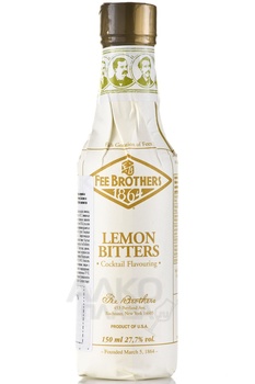 Fee Brothers Lemon Bitter - биттер Фи Бразерс Лимон 0.15 л