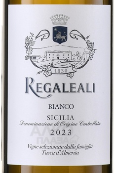 Regaleali Bianco - вино Регалеали Бьянко Сицилия 0.75 л белое сухое