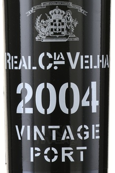 Real Companhia Velha Vintage Port - портвейн Реал Компания Вэлья Винтаж Порт 2004 год 0.75 л в п/у дерево