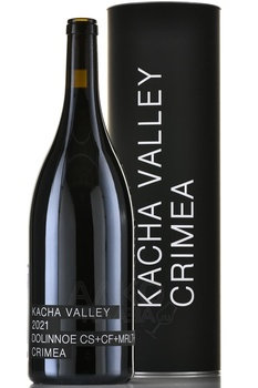 Вино ТЗ Кача Велли Долинное 2021 год 1.5 л в тубе красное сухое