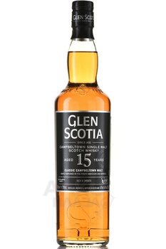 Glen Scotia 15 years old gift box - виски Глен Скотиа 15 лет 0.7 л п/у