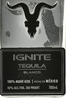 Ignite Tequila Blanco - текила Игнайт Бланко 0.7 л
