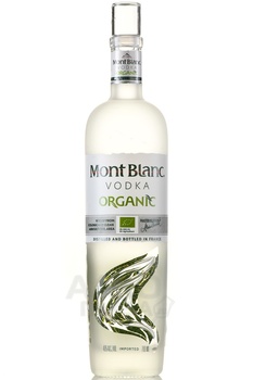 Mont Blanc Organic - водка Монблан Органик 0.7 л