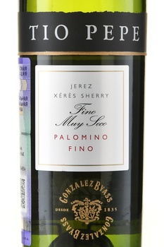 Jerez Tio Pepe Fino - херес Тио Пепе Фино 0.375 л
