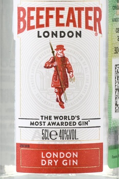 Beefeater London Dry - джин Бифитер Лондон Драй 0.05 л