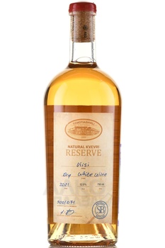 Вино Киси Квеври Чотиашвили Натурал Квеври Резерв 2020 год 0.75 л белое сухое