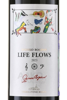 Zvonko Bogdan Life Flows - вино Звонко Богдан Лайф Флоуз 0.75 л красное сухое