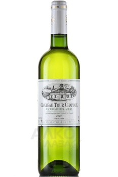 Entre-deux-Mers Chateau Tour Chapoux - вино Антр-де-Мер Шато Тур Шапу 0.75 л белое сухое