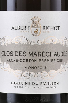 Albert Bichot Domaine du Pavillon Aloxe-Corton Premier Cru Clos des Marechaudes AOC - вино Альберт Бишо Домен дю Павийон Алос-Кортон Премье Крю Кло де Маршод 0.75 л красное сухое