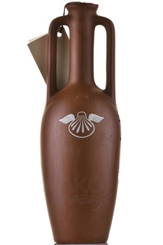 Kindzmarauli Giorgoba - вино Киндзмараули серия Гиоргоба Керамика 0.75 л красное полусладкое