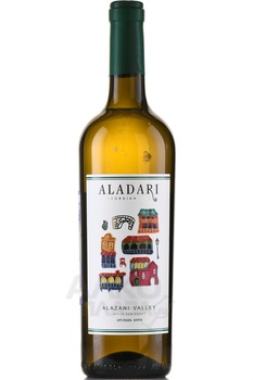 Вино Аладари ГСП Алазанская долина 0.75 л белое полусладкое