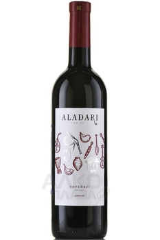 Вино Аладари Саперави 0.75 л красное сухое