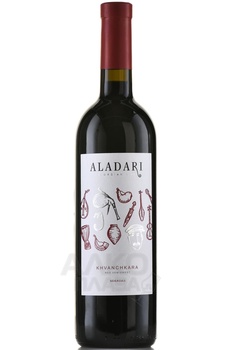 Вино Аладари Хванчкара 0.75 л красное полусладкое