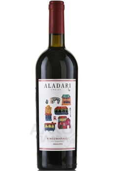 Вино Аладари ГСП Киндзмараули 0.75 л красное полусладкое