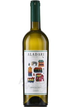 Вино Аладари ГСП Ркацители 0.75 л белое сухое