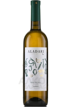 Вино Аладари Ркацители 0.75 л белое сухое