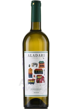 Вино Аладари ГСП Пиросмани 0.75 л белое полусухое