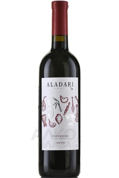 Вино Аладари Пиросмани 0.75 л красное полусухое