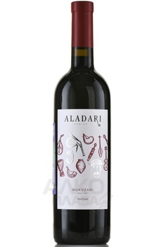 Вино Аладари Мукузани 0.75 л красное сухое