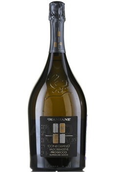 Le Manzane Conegliano Valdobbiadene Prosecco Superiore - вино игристое Ле Манзане Просекко Супериоре Конеглиано Вальдоббьядене 1.5 л белое брют