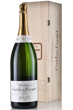 Champagne Gaidoz-Forget Carte d’Or Premier Cru Brut - шампанское Шампань Гайдоз-Форже Карт д’Ор Премье Крю Брют 18-19-2020 год 3 л в д/у
