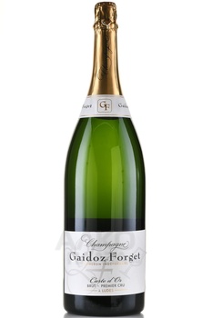 Champagne Gaidoz-Forget Carte d’Or Premier Cru Brut - шампанское Шампань Гайдоз-Форже Карт д’Ор Премье Крю Брют 18-19-2020 год 3 л в д/у