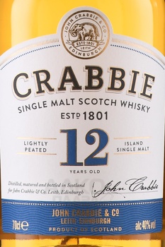 Crabbie 12 Years Old - виски Крэбби 12 лет 0.7 л в п/у