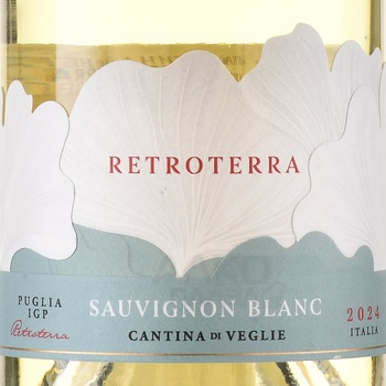 Retroterra Sauvignon Blanc Puglia IGP - вино Ретротерра Совиньон Блан Пулия ИГП 0.75 л белое полусухое