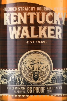 Kentucky Walker - виски Кентуки Волкер 0.75 л