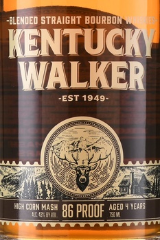 Kentucky Walker - виски Кентуки Волкер 0.75 л в тубе