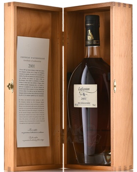 Lafontan Millesime 2001 Wooden Box - арманьяк Лафонтан Миллезиме 2001 года 0.7 л в д/у