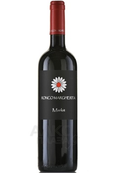 Ronco Margherita Merlot - вино Ронко Маргерита Мерло 0.75 л красное сухое