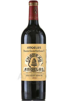 Chateau Angelus Saint-Emilion AOC 1-er Grand Cru Classe - вино Шато Анжелюс Премье Гран Крю Классе А Сэнт-Эмильон 0.75 л красное сухое