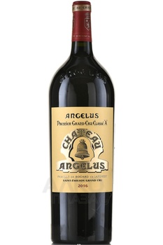 Chateau Angelus Premier Grand Cru Classe A Saint-Emilion - вино Шато Анжелюс Премье Гран Крю Классе А Сент-Эмильон 2016 год 1.5 л красное сухое