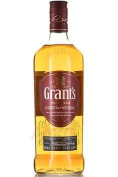Grant’s Triple Wood 3 Years Old - виски Грантс Трипл Вуд 3 года 0.75 л